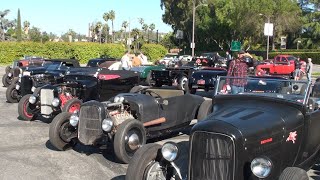 Pasadena Roadster Club Reliability Run 2024  Arrivals and Send Off