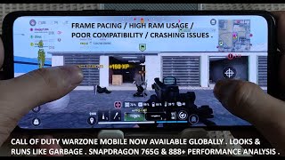 Call of Duty Warzone Mobile Globally Launched | Looks & Runs Like Garbage | Snapdragon 765G & 888+