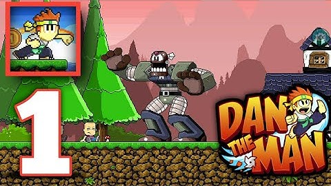 Dan the Man: Action Platformer- Gameplay- Part 1(ios,android)