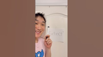 When you ask your student to use the word extinct