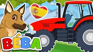 Canción del Tractor | Una divertida canción para niños | BÉBA by BÉBA - Canciones infantiles en español 20,959 views 7 months ago 3 minutes, 10 seconds