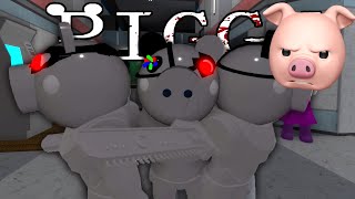 I BEAT 10 BOTS SOLO In Roblox Piggy Chapter 10.. [Mall]