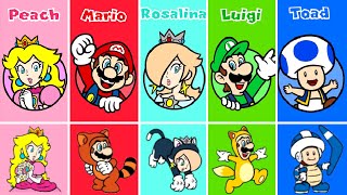 Super Mario 3D World Switch - All Characters