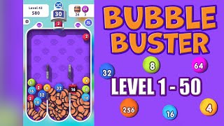 Bubble Buster 2048 | Level 1 - 50 | Mobile Gameplay/Walkthrough (Android & iOS) screenshot 3
