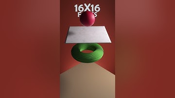 4x4 vs 265x265 Faces | Cloth Drop Simulation – Minimal FX Test  #loopixel  #fxloop #shorts