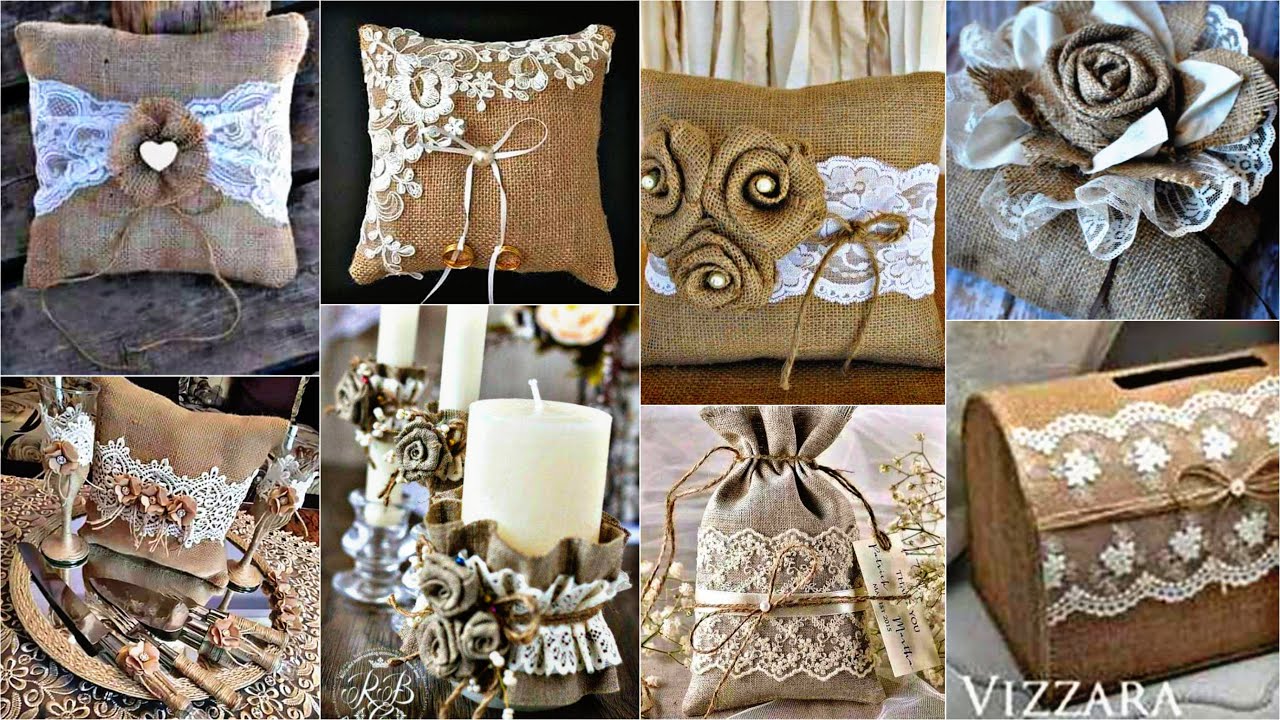 أفكار وأشغال يدوية و ديكورات رائعة بقماش الخيش ستندمين إن لم تشاهديها JUTE CRAFT IDEAS