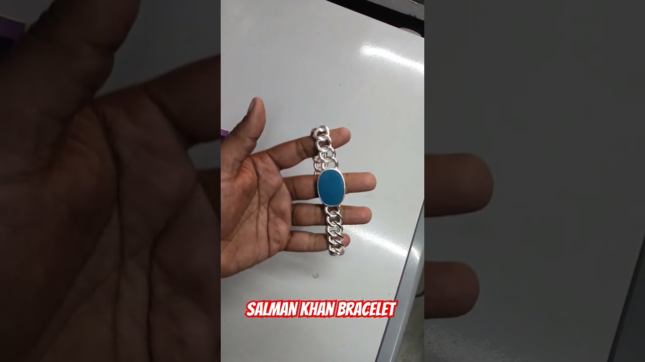 Buy Rare Gems Gallery December Birthstone 23.50 Carat Natural Salman Khan  Ka Bracelet Original Certified 25.61 Ratti सलमान खान का ब्रेसलेट A1 Grade  Turquoise Stone Bracelet For Brilliant Gift Unisex at Amazon.in