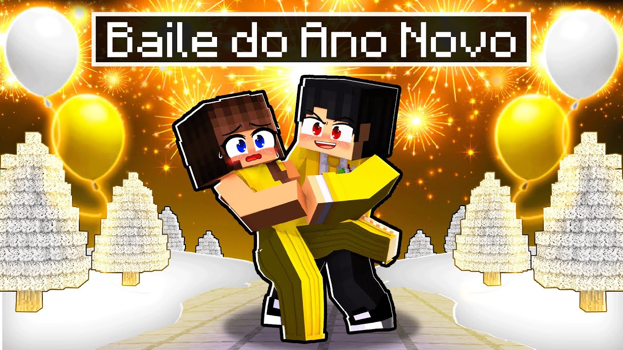 MIIKA foi ao BAILE do ANO NOVO com SEU CRUSH no Minecraft ◂Miika▸