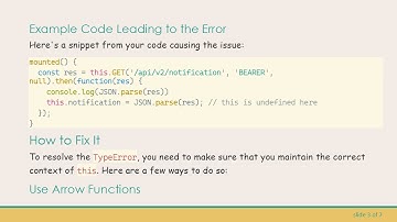 How to Fix Uncaught (in promise) TypeError: Cannot set property of undefined in Nuxt.js