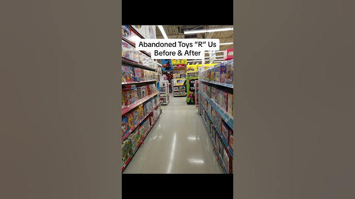 Abandoned Toys R Us Before and After
