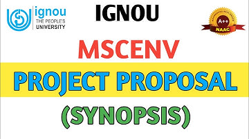𝗜𝗚𝗡𝗢𝗨 𝗠𝗦𝗰. 𝗘𝗻𝘃𝗶𝗿𝗼𝗻𝗺𝗲𝗻𝘁𝗮𝗹 𝗦𝗰𝗶𝗲𝗻𝗰𝗲 𝗦𝘆𝗻𝗼𝗽𝘀𝗶𝘀 𝗖𝗼𝗽𝘆 || 𝗠𝗦𝗖𝗘𝗡𝗩 𝗦𝗮𝗺𝗽𝗹𝗲 𝗖𝗼𝗽𝘆 𝗼𝗳 𝗣𝗿𝗼𝗷𝗲𝗰𝘁 𝗣𝗿𝗼𝗽𝗼𝘀𝗮𝗹 (𝗦𝘆𝗻𝗼𝗽𝘀𝗶𝘀)