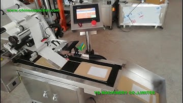 Automatic paper zipper bag label pasting machine with page counting numbering paging equipment