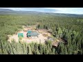 Remote properties alaska home on 32 acres in healy alaska the drive into the property and aerials