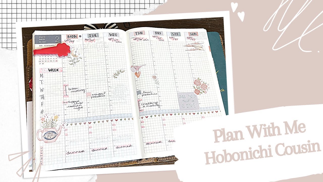 Hobonichi Techo Cousin Book [Japanese/A5/January 2024 Start/Monday  Start/6-months x 2books]