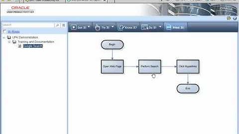 Demonstration of Do It! and Print It! mode with UPK
