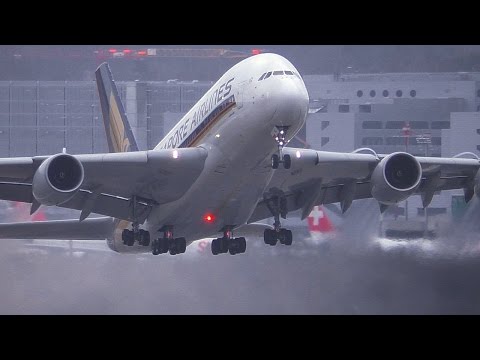 Airbus A380 + Wet Runway = Great Stuff! Hqdefault