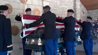 Folding & Presentation of the Flag for Sergeant Tom Craven
