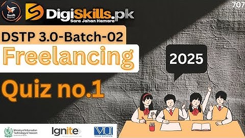 Digiskills Freelancing Quiz 1 Solution 2025(DSPT 3.0 batch2) #freelancingquiz#quiz2#digiskillscourse
