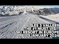 Les 3 valles  the 1 mustvisit european ski resort  january 2024 