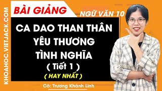 [SGK Scan] Ca dao than thân, yêu thương tình nghĩa – Sách Giáo