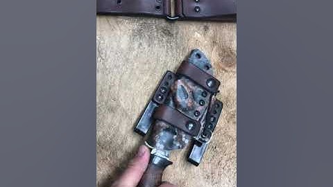 leather lined kydex sheath