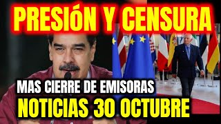 🔴NOTICIAS DE VENEZUELA HOY 30 DE OCTUBRE 2022 NOTICIAS SIGUE CIERRE EMISORAS EU SANCIONES VENEZUELA