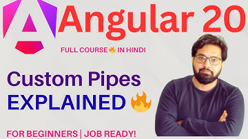 Create Custom Pipes in Angular 🔥 | Step-by-Step Pipe Tutorial in Hindi with Real Example