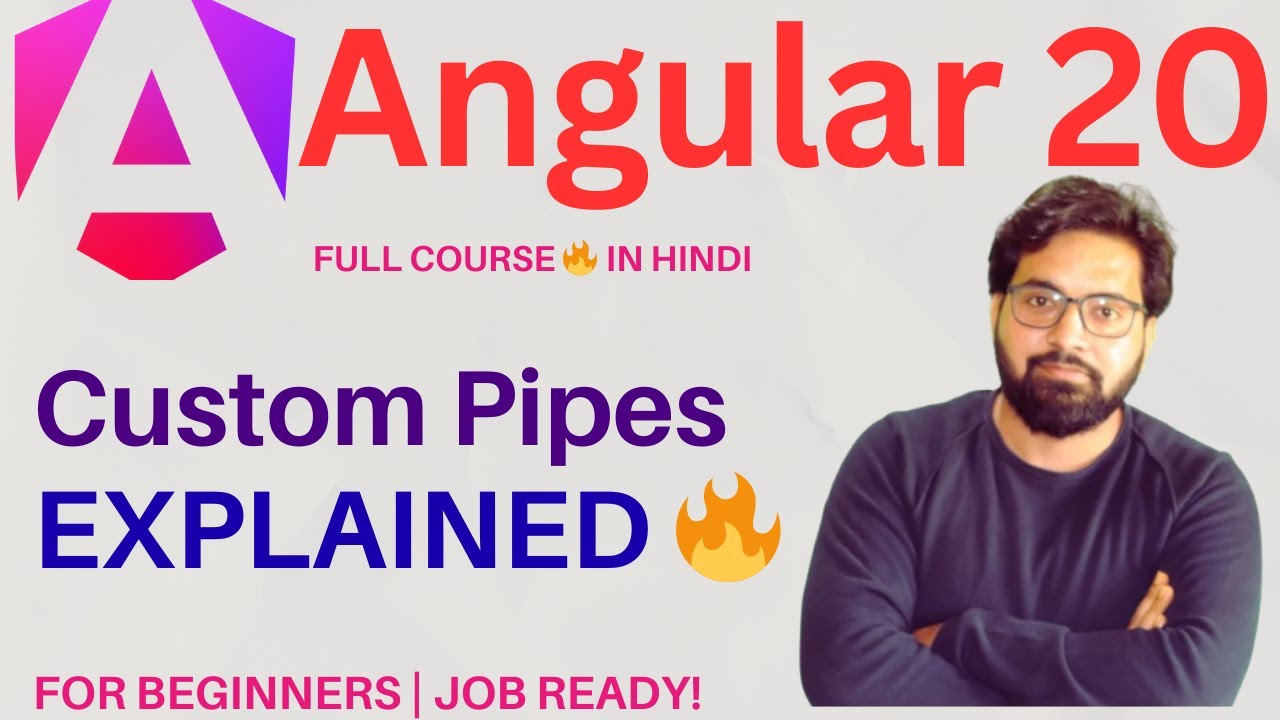 Create Custom Pipes in Angular 🔥 | Step-by-Step Pipe Tutorial in Hindi ...