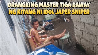 DRANGKING MASTER TIGA DAWAY NG KITANG NI IDOL JAPER SNIPER || SIMPLENG MUKBANG SA DAHON NG SAGING