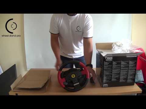 Wheel Stand Pro In Action - Thrustmaster T150 Ferrari Force Feedback Wheel Unboxing