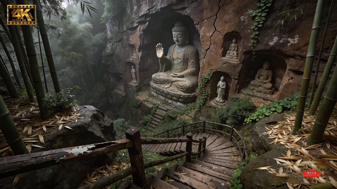 中國最神秘的摩崖石刻：隱藏在雲霧深處的深山峽谷中，已有1000年