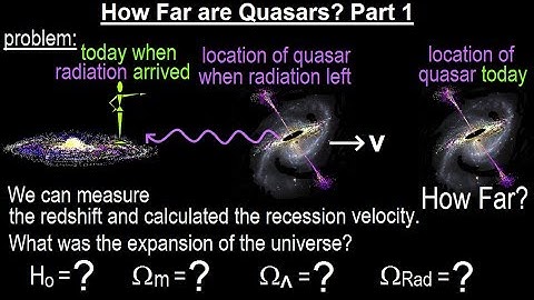 Astronomy - Ch. 27: Quasars (12 of 14) How Far Are Qusars? Part 1