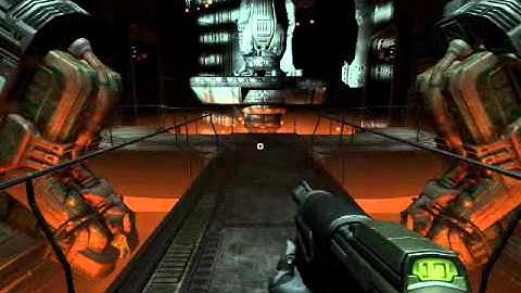 Quake 4 with narration part 33 - Data Processing Terminal - Walkthrough