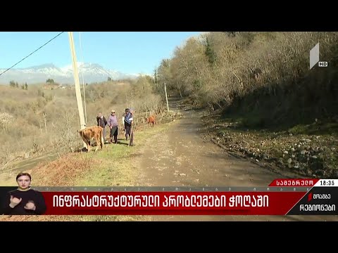 ინფრასტრუქტურული პრობლემები ჭოღაში