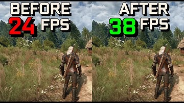 Witcher 3 Performance Boost | increase FPS with good quality