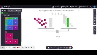 Celebrity Representing and Solving Equations with Mathigon Polypad Wealth