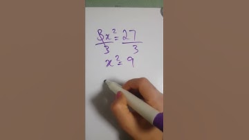 How to find and unknown number #algebra #mathshort #maths #highschool #shorts #algebrashorttricks