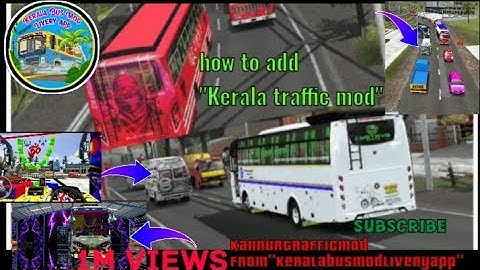 How to add 👌👍Kannur traffic mod from "Kerala bus🚌 mod livery"#malayalam#bus simulator Indonesia
