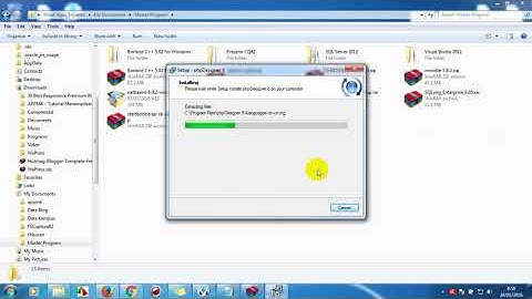 Install PHP Designer 8