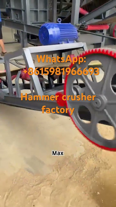 WhatsApp: 8615981966693 #machine #construction #automobile Hammer crusher
