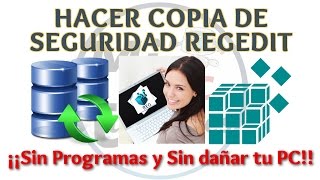 Tutorial Como hacer Copia de Seguridad de Registro de Windows Sin Dañar tu PC | Respaldar Regedit