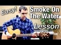 Smoke On The Water - Beginner Guitar Lesson | How to Play Deep Purple (Easy)