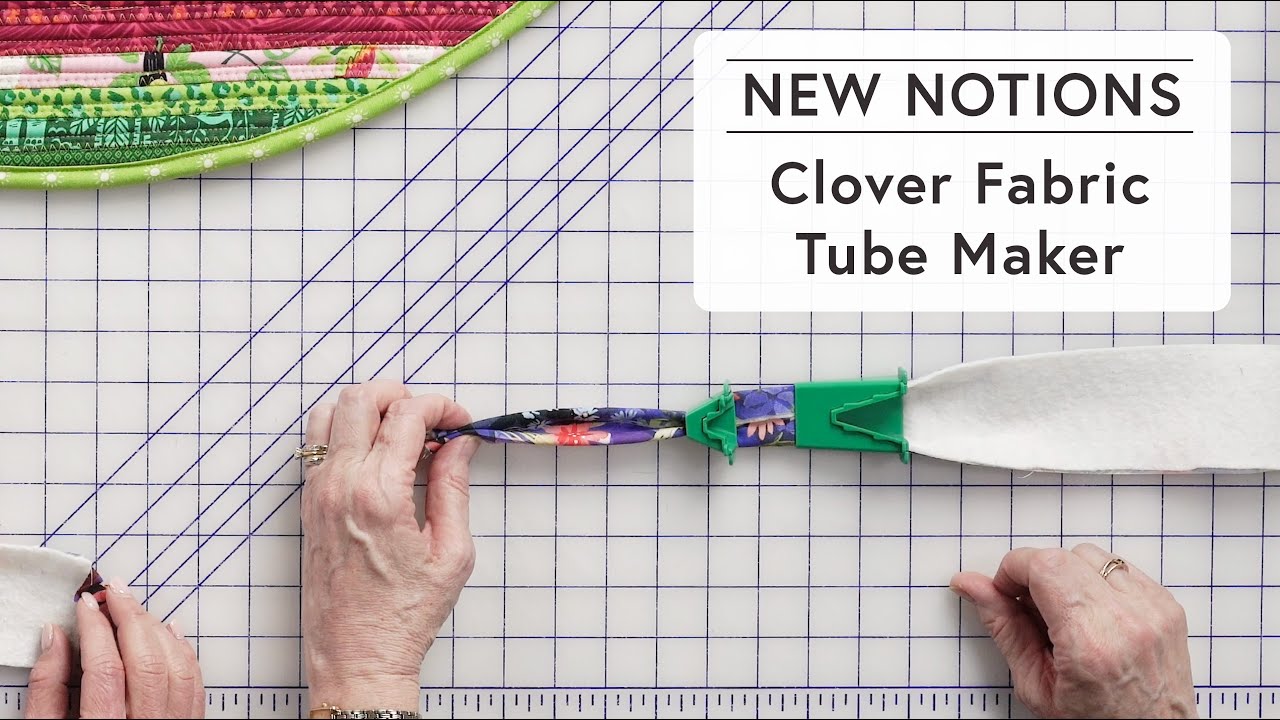 Clover Fabric Tube Maker is a Tool for Making Jelly Roll® Tubes for  Quilting, Rug Making and More. Art No 4022 -  Sweden