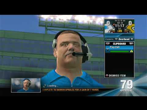 NFL Head Coach 09 - Going up to Green Bay - 2009 Week 6 Lions at Packers