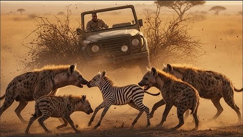 Lone Zebra Foal Saved from Hyenas & Reunited with Injured Mother in Epic Safari! #RescuaWild