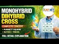 Mendelian genetics #आसान भाषा में #monohybrid cross and #Dihybrid cross
