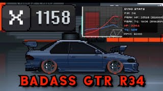BADASS SKYLINE GTR R34 #pixelcarracer #gtr #gtr35