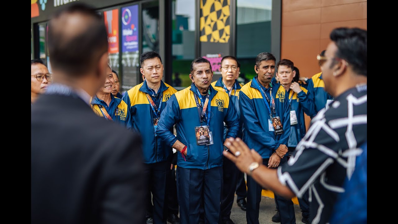 Royal Security securing Sid Sriram Concert Live in Singapore - Teaser