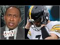 The Steelers can't win a playoff game without running the football! - Stephen A. | First Take