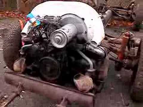 Starting my volkswagen engine outside, it will be in my karmann ghia restoration project. 1970!